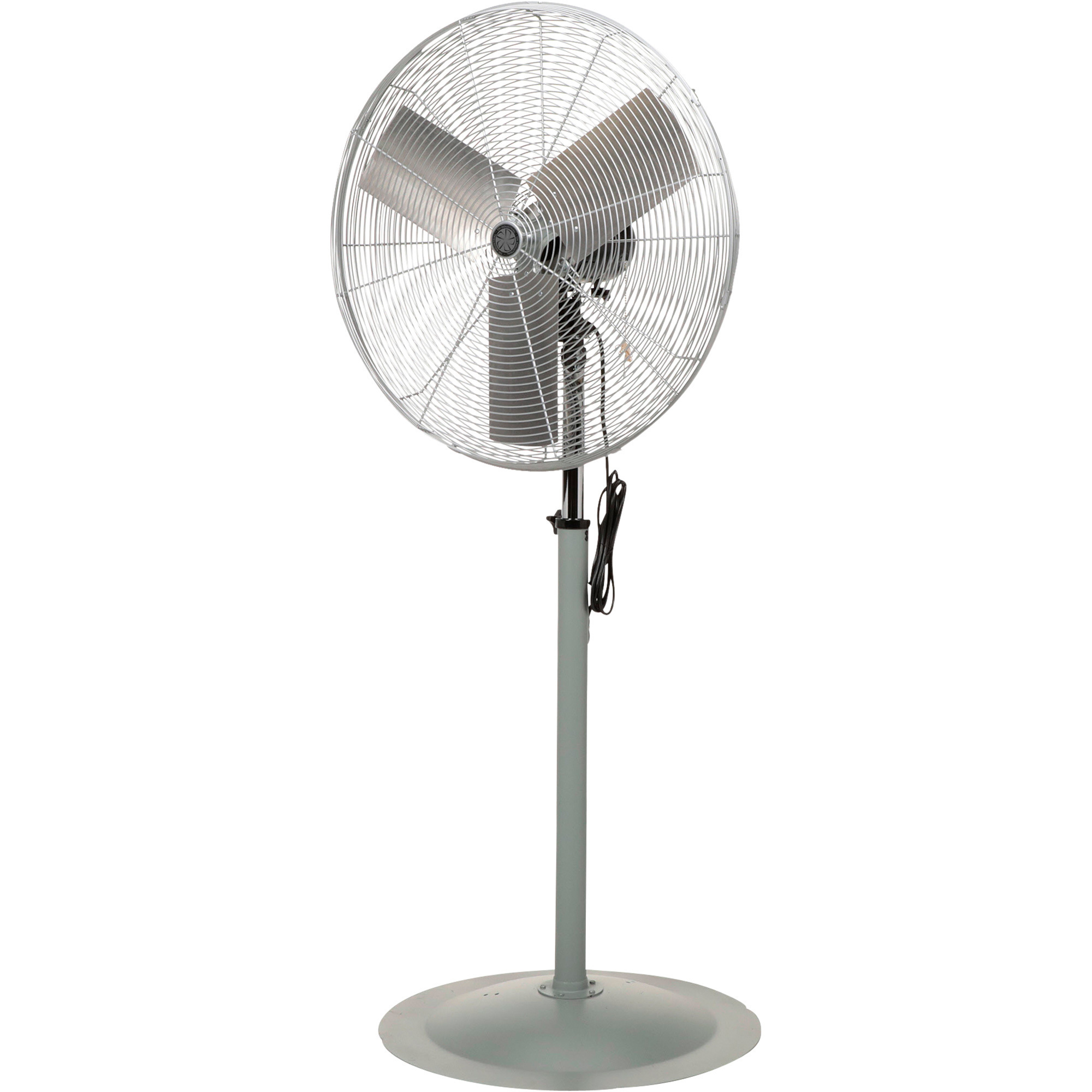 TPI Industrial Oscillating Pedestal Fan - 30in. Diameter, 7900 CFM, Adjustable Height, Model# ACU-30-PO